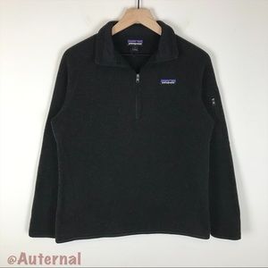 Patagonia Black Better Sweater 1/4 Zip Pullover